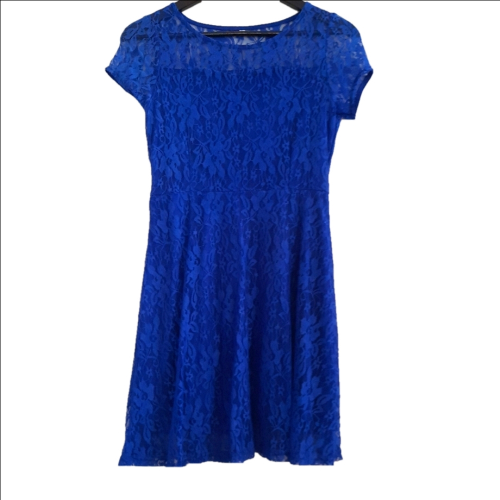 Royal Blue Lace Dress Size L